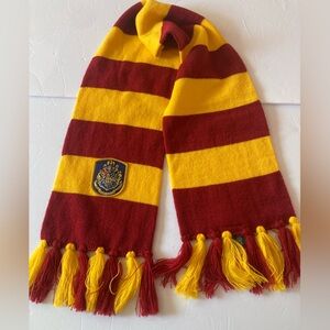 Harry Potter Striped Maroon and Yellow Scarf